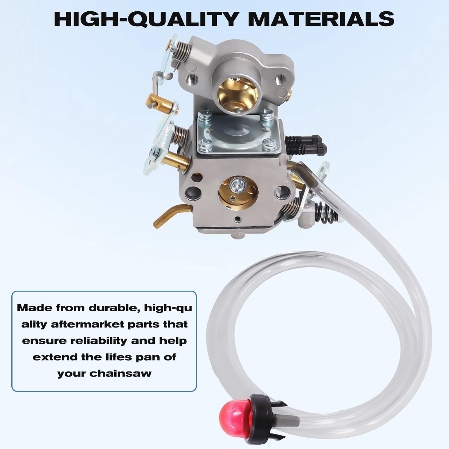 Podoy PP4218A P3314 Carburetor Compatible with Poulan Pro Chainsaw | Replaces 545070601 530070701 530035590, Compatible with P3416 P3816 PR4218 PP4218A 18" 35cc 42cc Craftsman ZAMA C1M-W26C