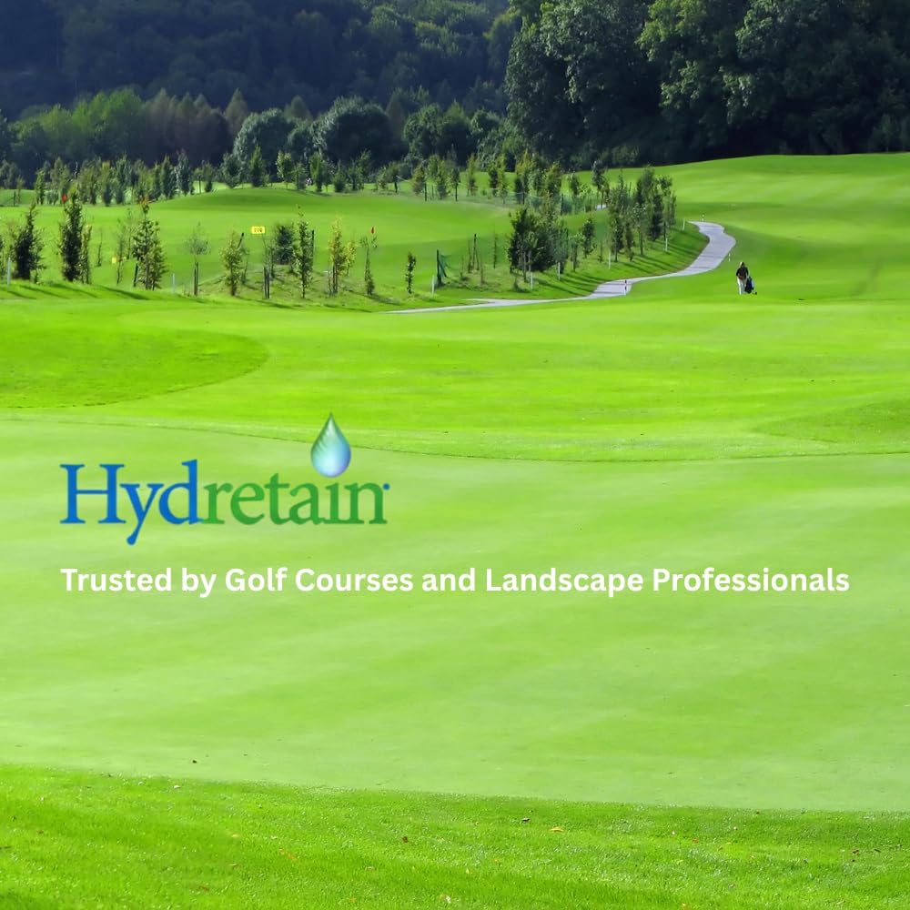 Hydretain Root Zone Moisture Manager — Converts Soil Moisture to Plant-Usable Water for Drought Protection — Reduce Watering 50%, 3-Month Residual, 5,000 Sq Ft Coverage (32 Fl Oz. RTS) | Patented humectant, ready-to-spray, 3-month residual, up to 5,000 s…