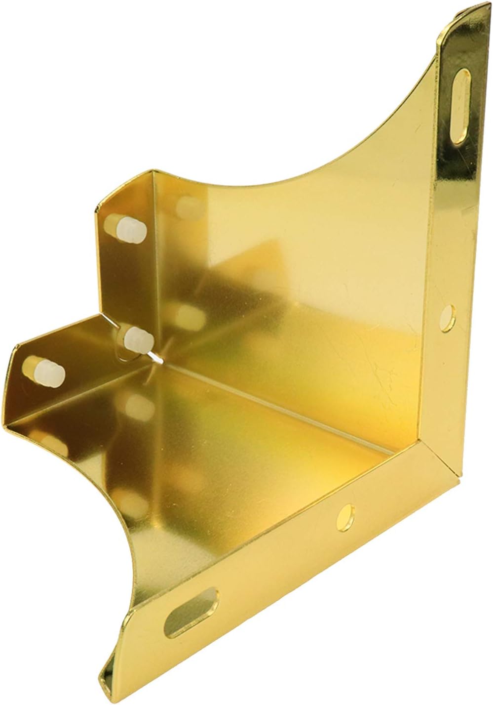 Bitray Metal Sofa Leg 2 Inch Height L Shape Furniture Leg Gold Sofa Legs Table Cabinet Cupboard Couch Leg Furniture Feet Replacement - 4pcs