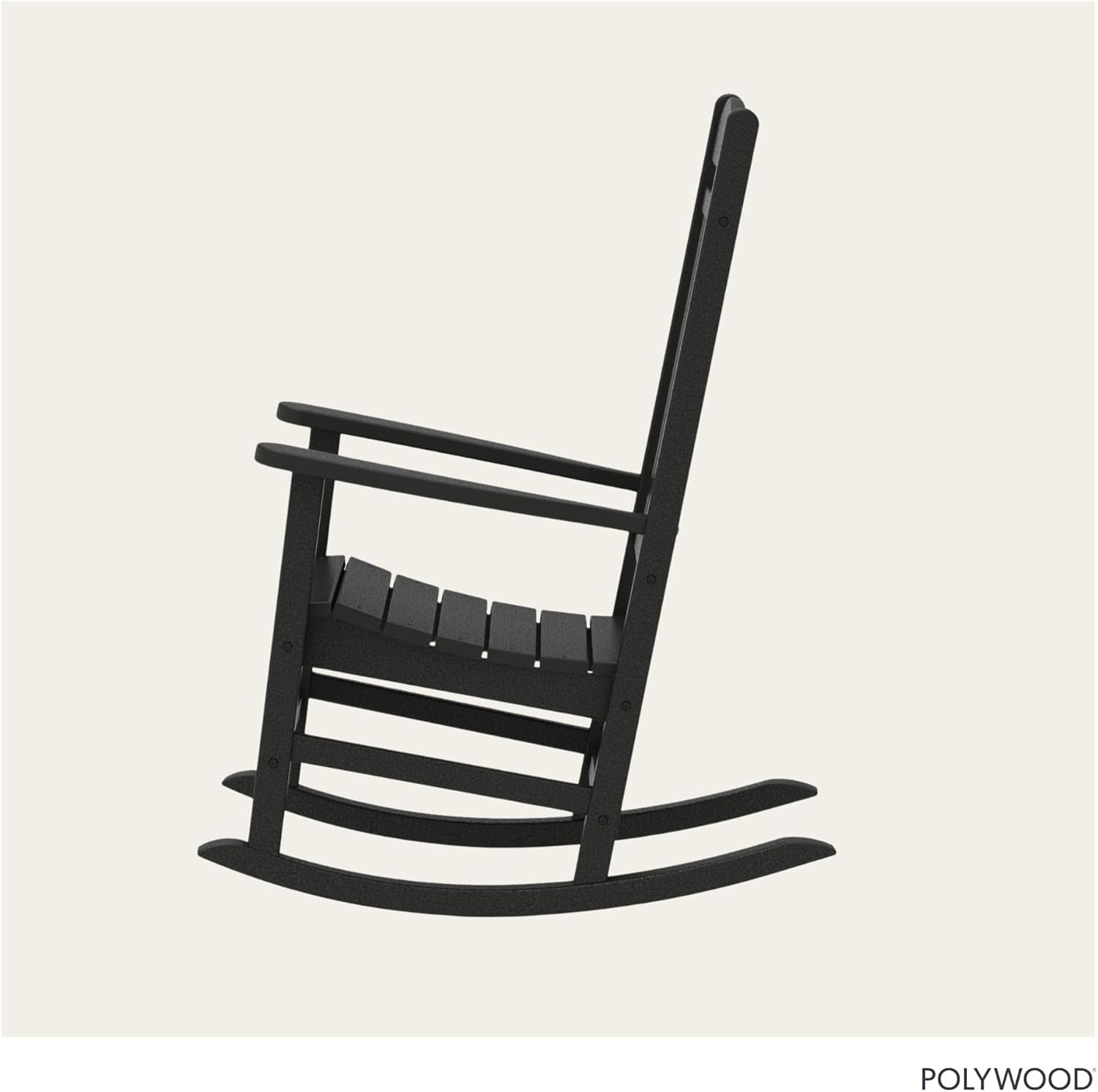 POLYWOOD Presidential Rocking Chair in White