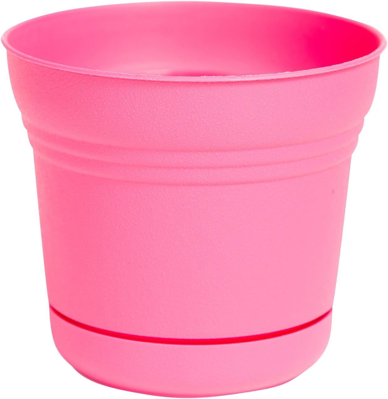 Bloem Saturn Planter with Saucer, 10", Calypso (SP1027)