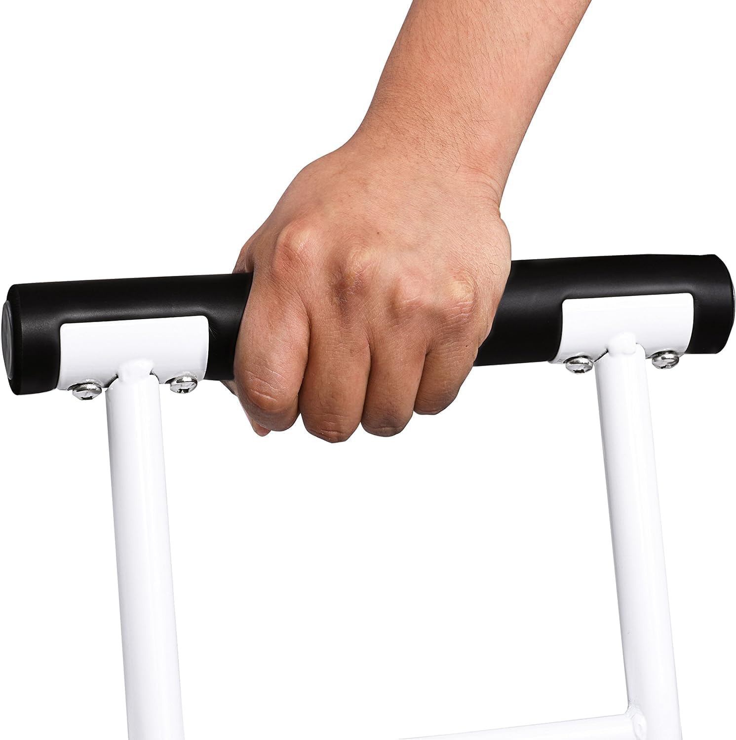 FSA/HSA Eligible, Vaunn Medical Bathroom Patented Height Adjustable Height Toilet Rail Grab Bar and Commode Safety Frame Handle