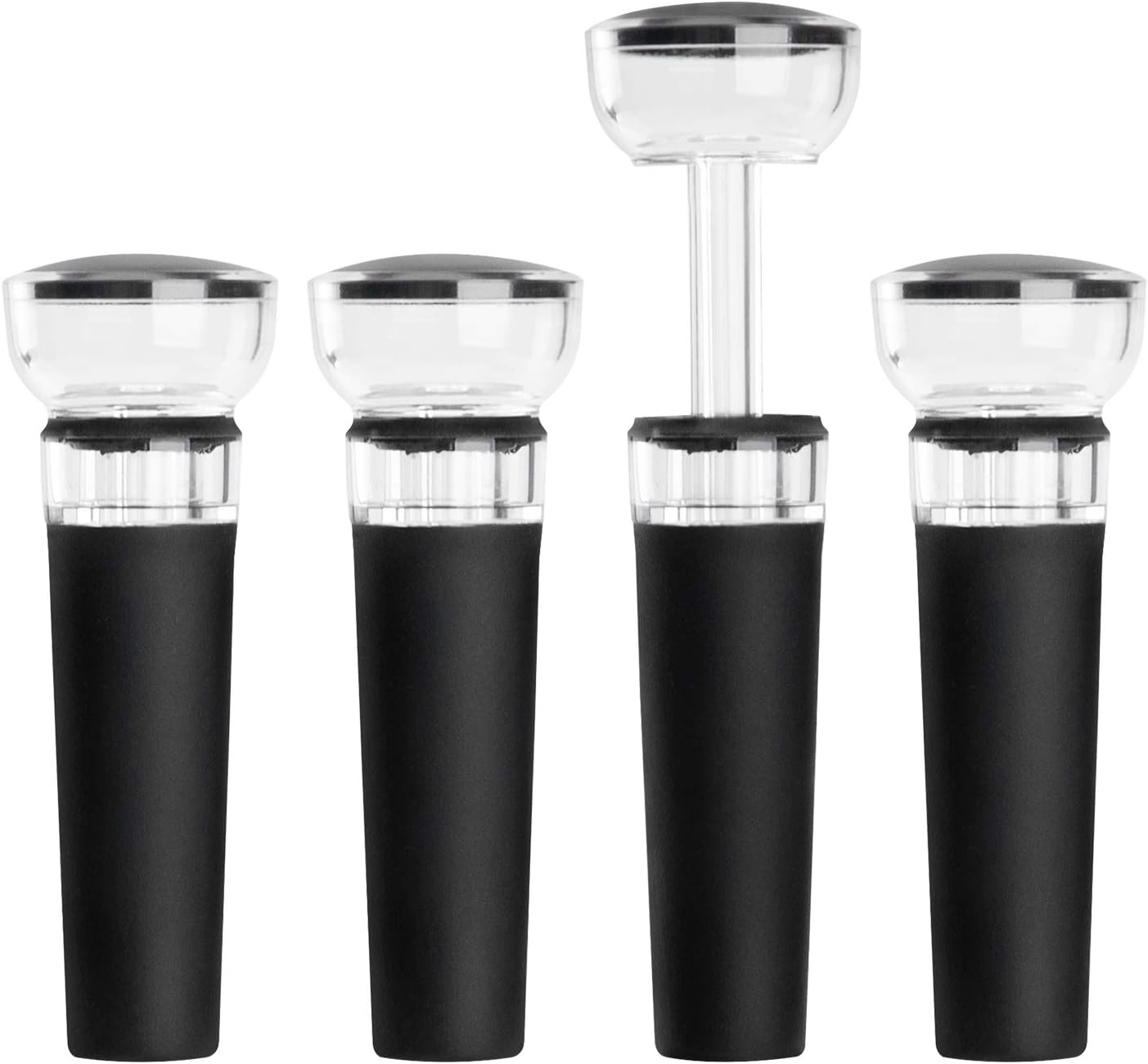 mafiti Set of 4 Wine Stoppers, The Perfect Accessory for Keeping Wine Fresh