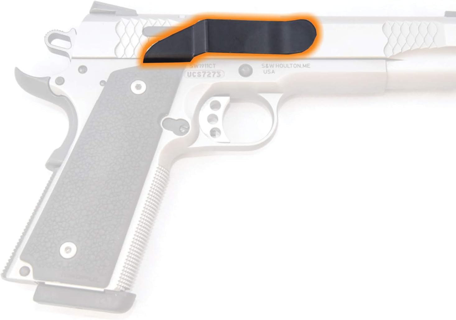 ClipDraw Gun Clip, Low Profile Slim Concealed Carry Easy Install American Made