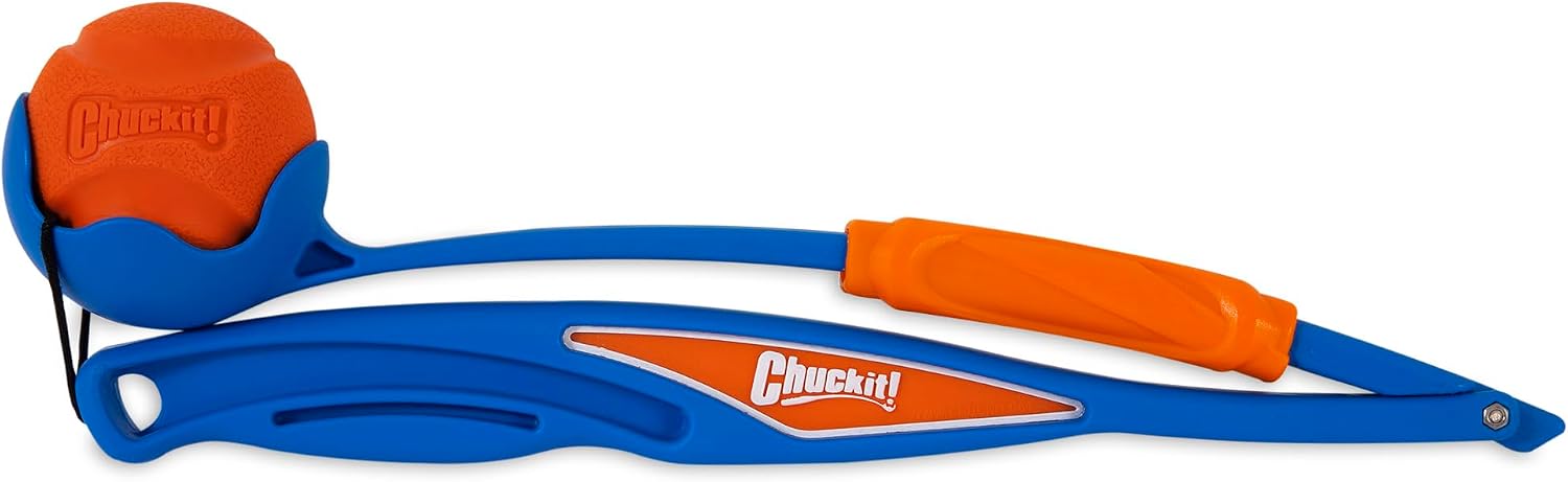 Chuckit! Fetch and Fold 25M Dog Ball Launcher, 25in Length, Medium Ball