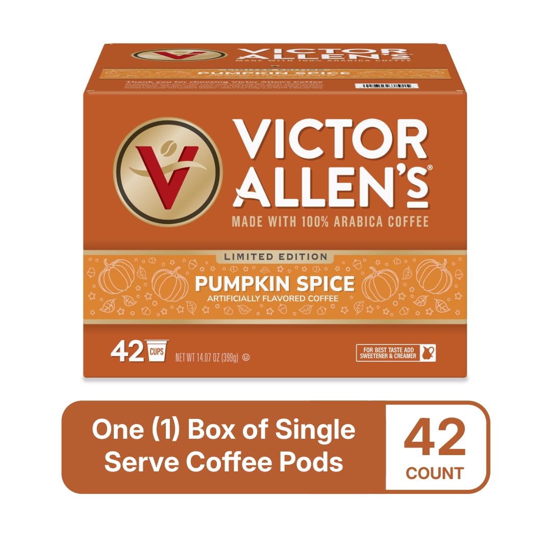 Victor Allen's Coffee Hazelnut Flavored, Medium Roast, 1 Pack - 12 Count, Single Serve Coffee Pods for Keurig K-Cup Brewers