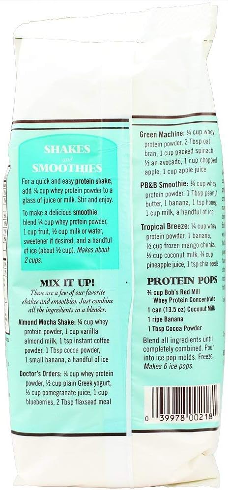 Bob's Red Mill Whey Protein Concentrate, 12-Ounce Bags (Pack of 4)