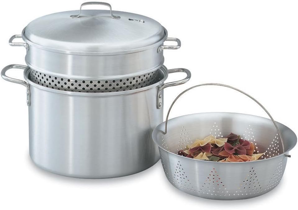 Vollrath Aluminum 8 Qt Pasta Cooker / Vegetable Steamer