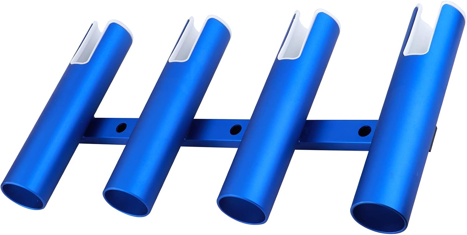 Aluminium Wall-Mounted Fishing Rod Holder for Boat, Garage & Marine - Holds Rods & Poles