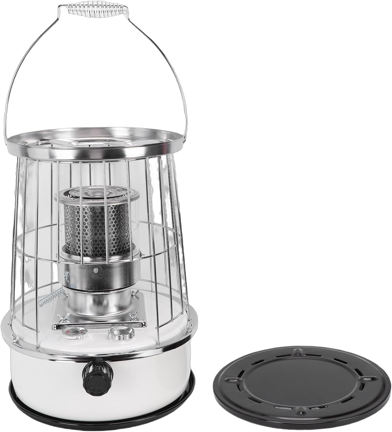 fosa Portable Kerosene Heater, 12000BTU Non Electric Heaters for Indoor Use, 6L Capacity With Tipping Protection