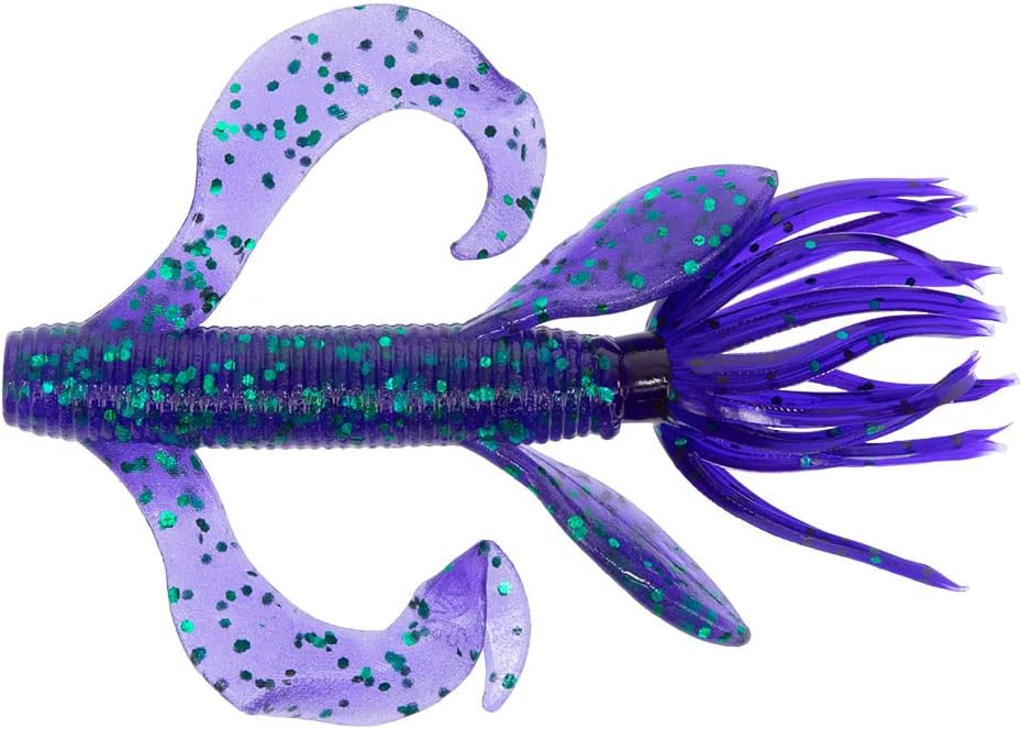Yamamoto Custom Baits 4" Kreature Soft Creature Bait, 7-Pack, Bass Fishing Soft Plastic Lure, Multiple Colors