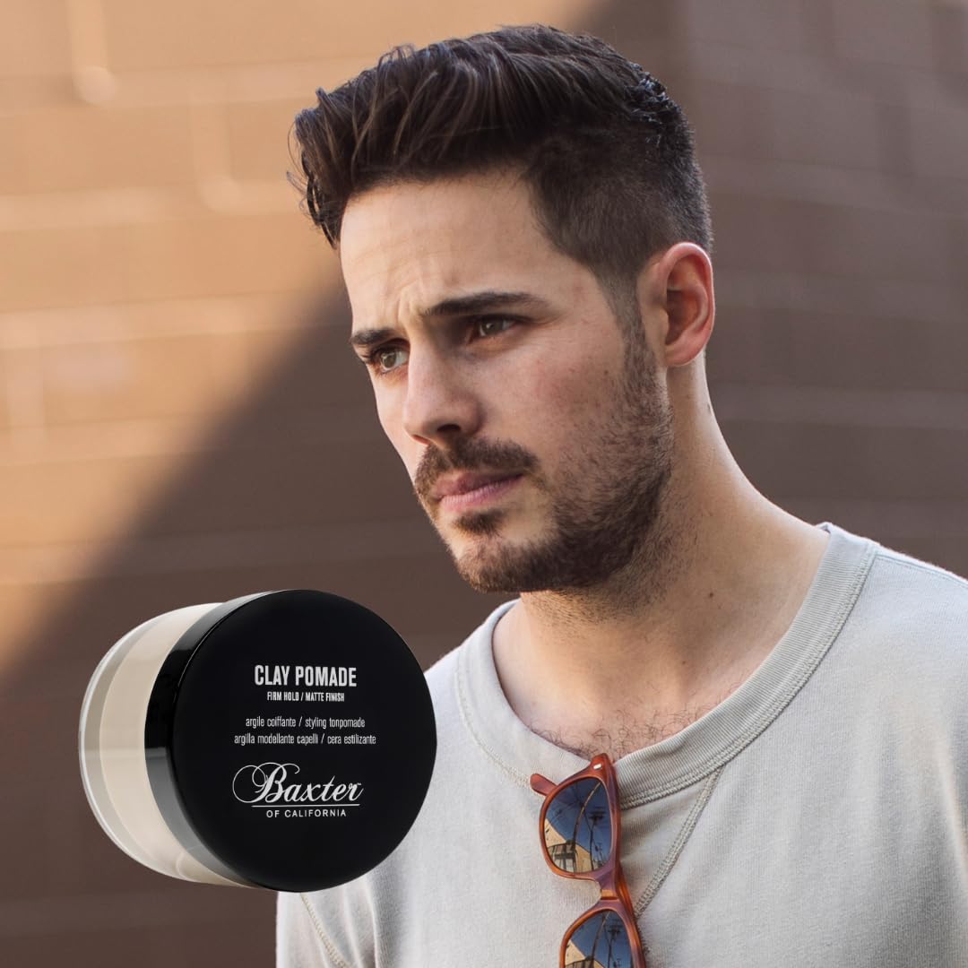 Baxter of California Clay Pomade , Strong Hold, Matte, 2 oz
