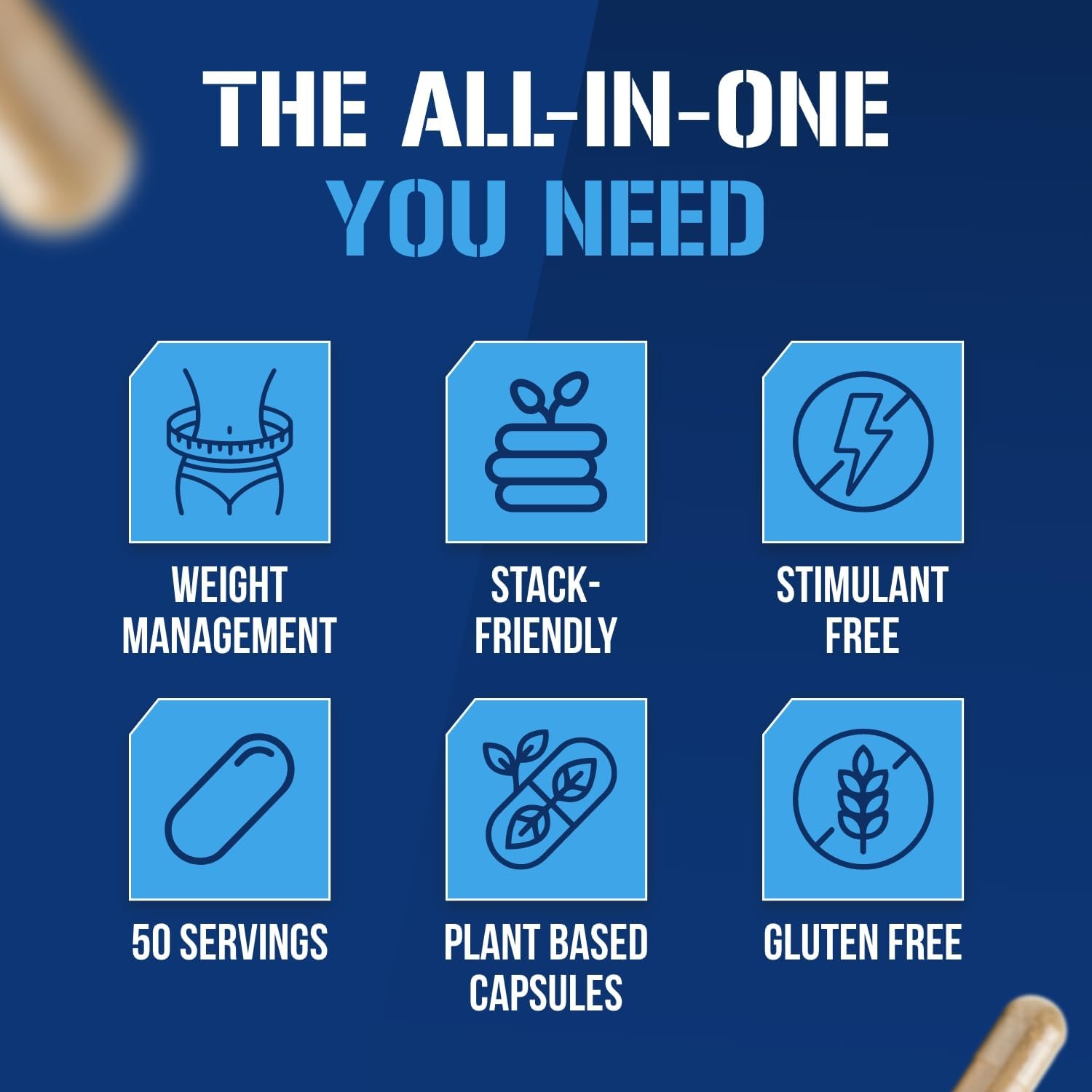 EVL LeanMode Weight Loss Support Capsules - For Men & Women - 50 Servings | Features Green Coffee Bean Extract, CLA and Garcinia Cambogia to support metabolism and appetite control