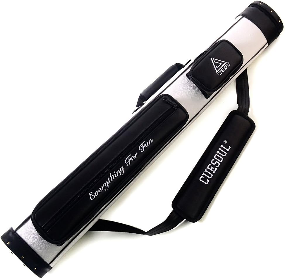 CUESOUL 19oz Pool Cue Sticks with Hard Pool Cue Case