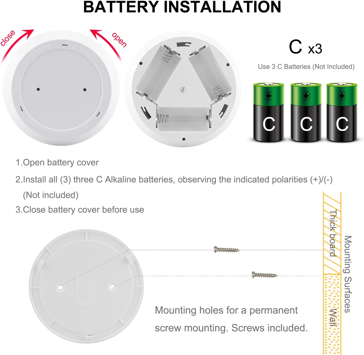 BIGMONAT Wireless Ceiling Light with Remote and Timer, Dimmable Motion Sensor Shower Light