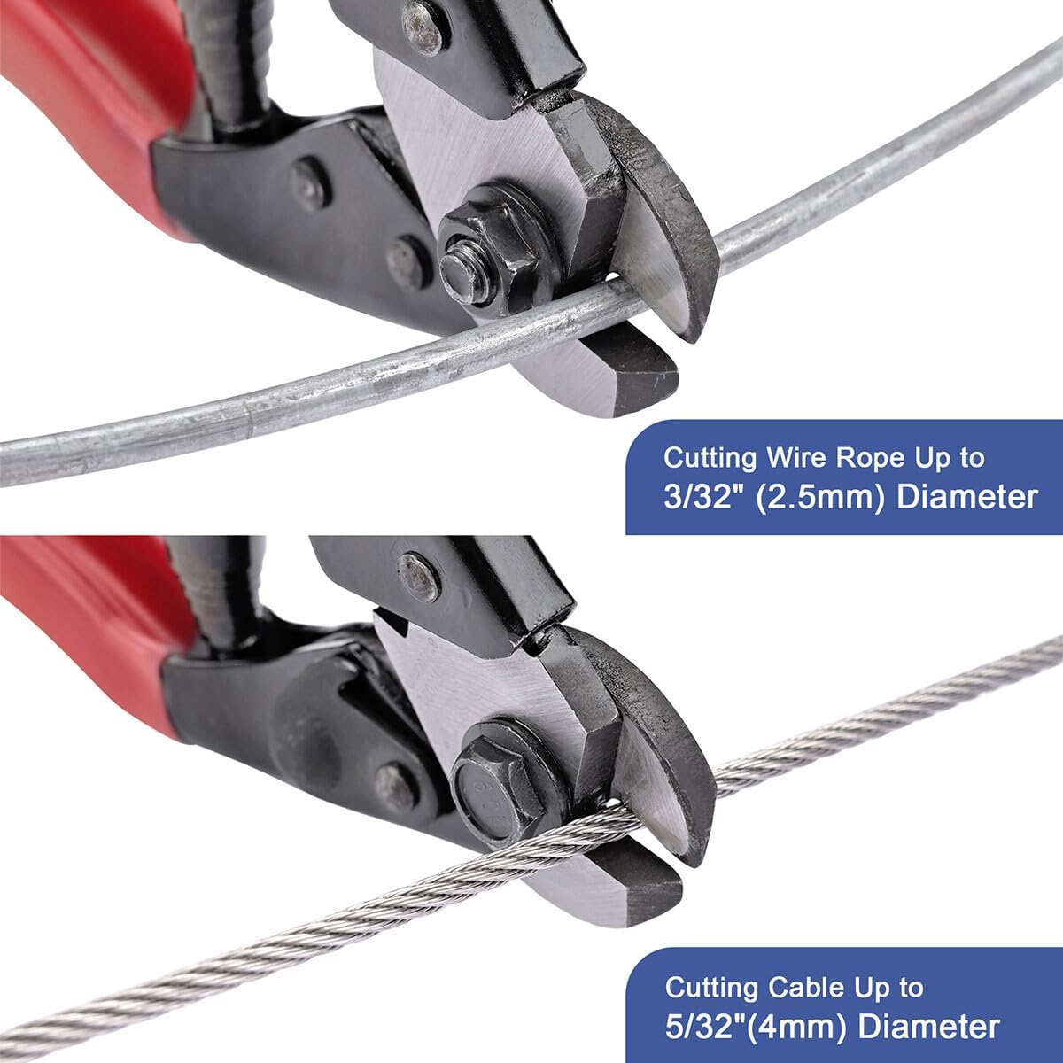 Yescom 10 Ton Hydraulic Crimping Tool Wire Crimper with 9 Hex Dies | Ideal for 3/16" to 1/8" cable railing system tensioning & 12 to 2/0 AWG electrical battery lug terminals, YES0584