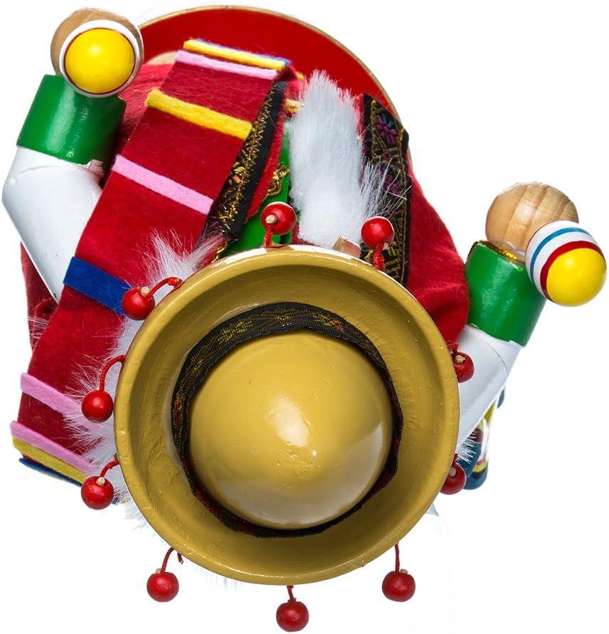 Kurt Adler 10.25-Inch Mexican Nutcracker Tablepiece - Chubby Collection