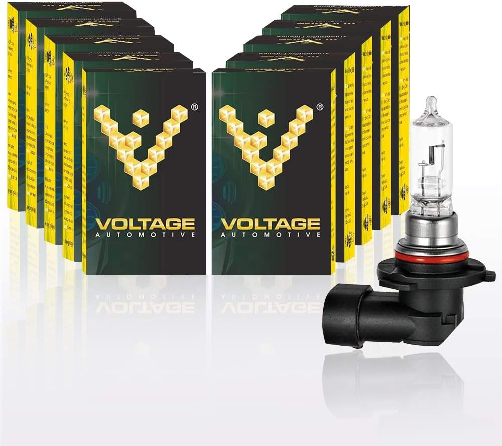 Voltage Automotive H11 Halogen Bulb (10 Pack) - Standard Replacement For High Beam Low Beam Driving Fog Light