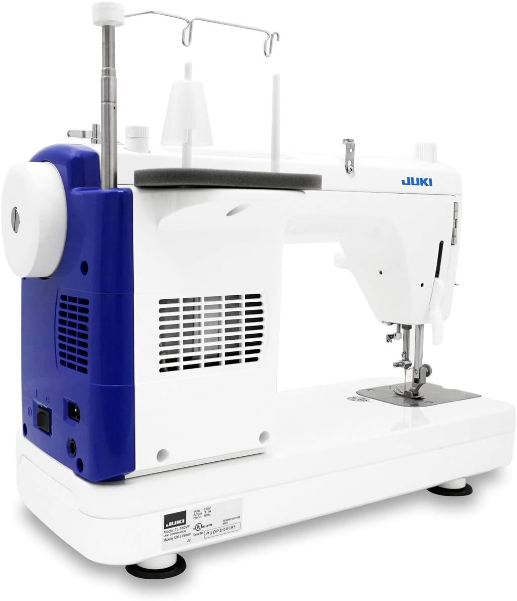 JUKI Haruka TL18QVP White Aluminum Portable Sewing Machine, 25.0 x 18.0 x 14.0 inches, 25.0 pounds