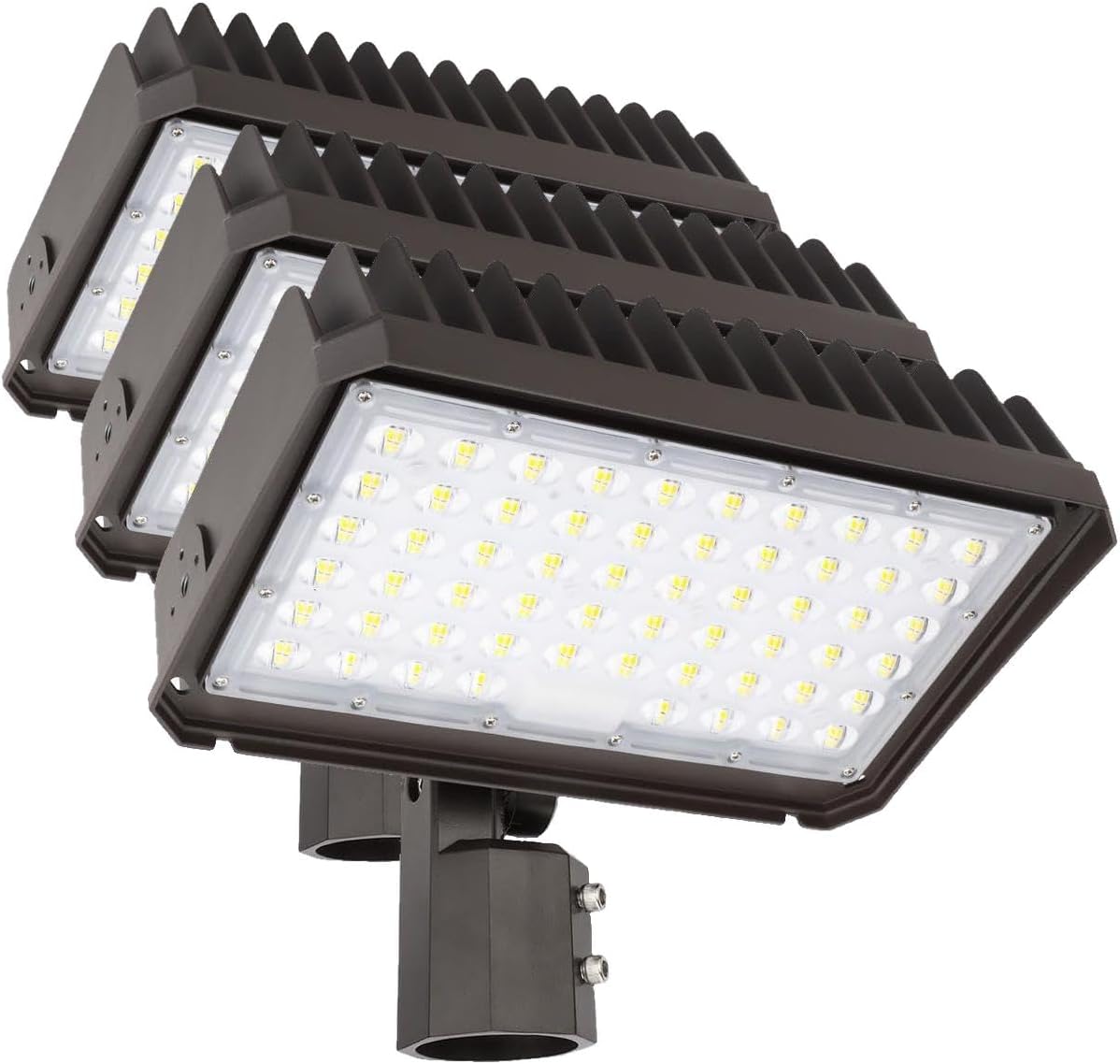 kadision 150W LED Flood Light, Dusk-to-Dawn Photocell, Slip Fitter Mount