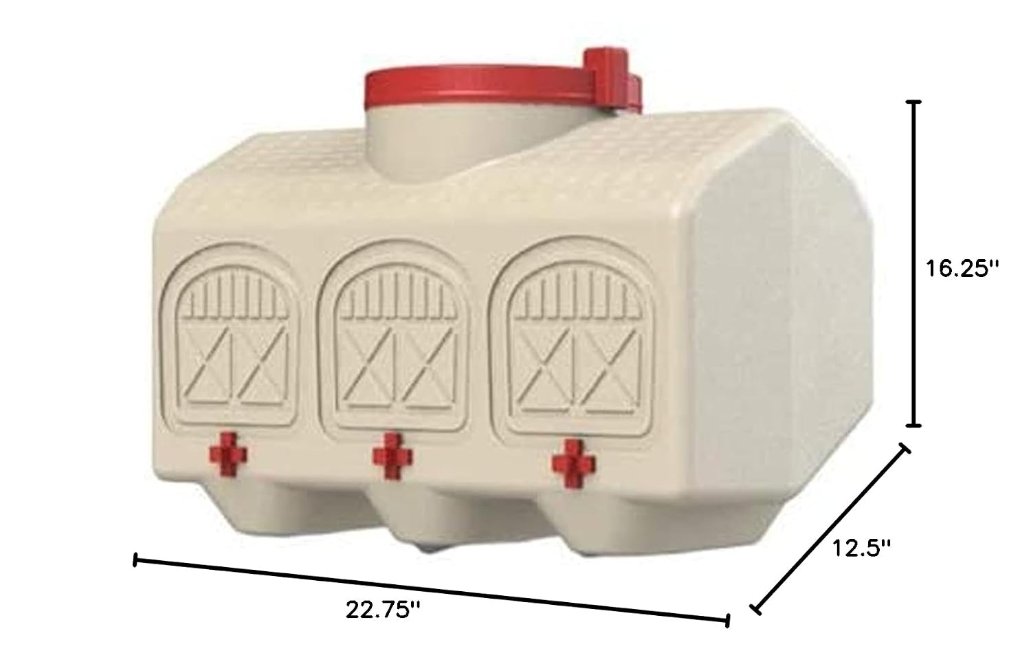 OverEZ Automatic Chicken Waterer with No Spill System, Outside and Inside Poultry Drinker