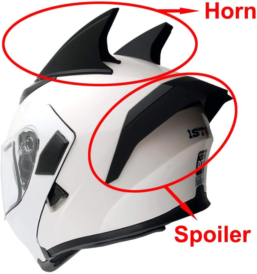 1Storm Motorcycle Modular Full Face Helmet Bike Flip up Dual Visor Sun Shield: HB89 Matt Black
