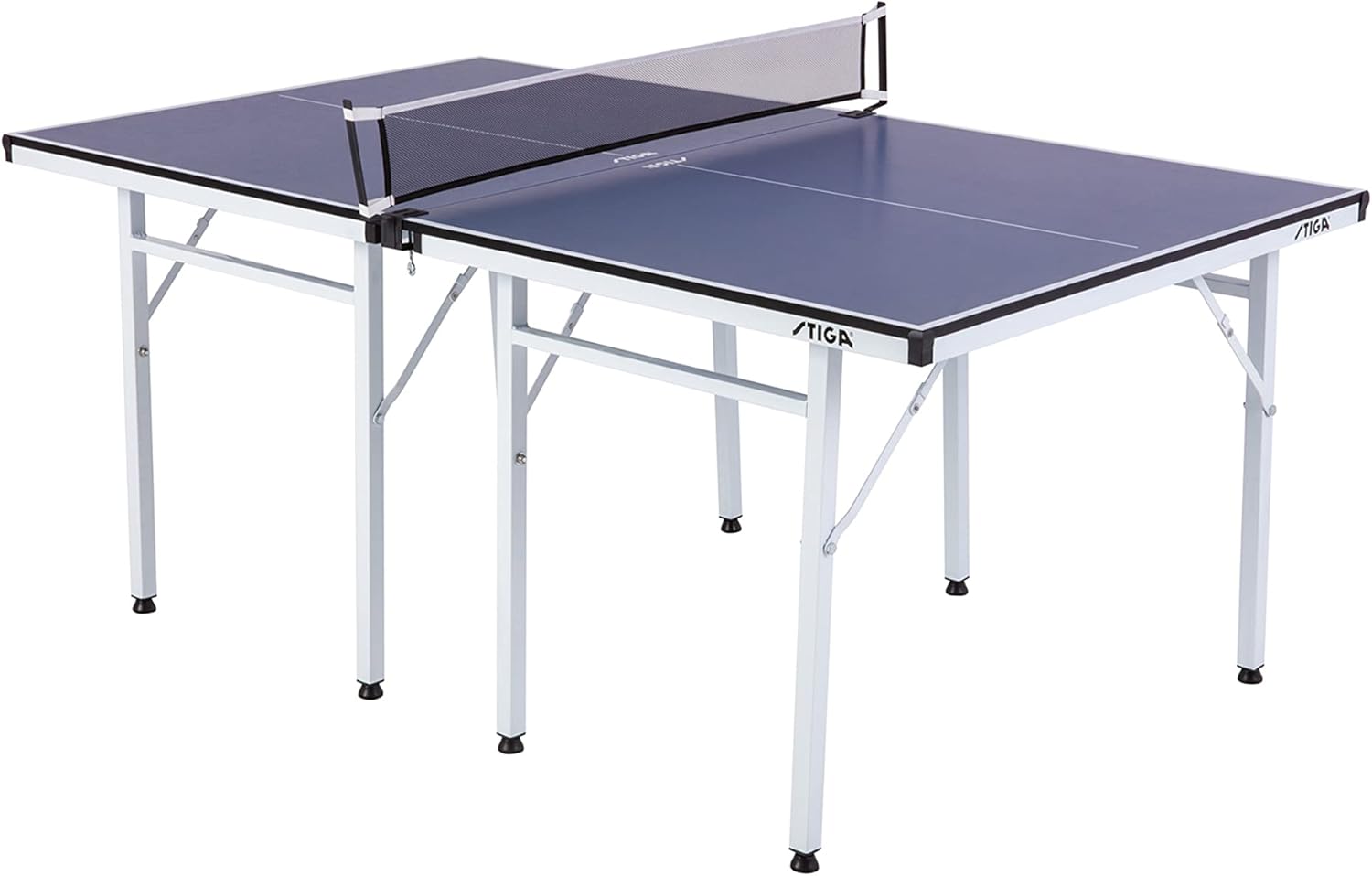 STIGA Space Saver - Compact Ping Pong Table - Separate Table Halves - Regulation Height - No Assembly Required