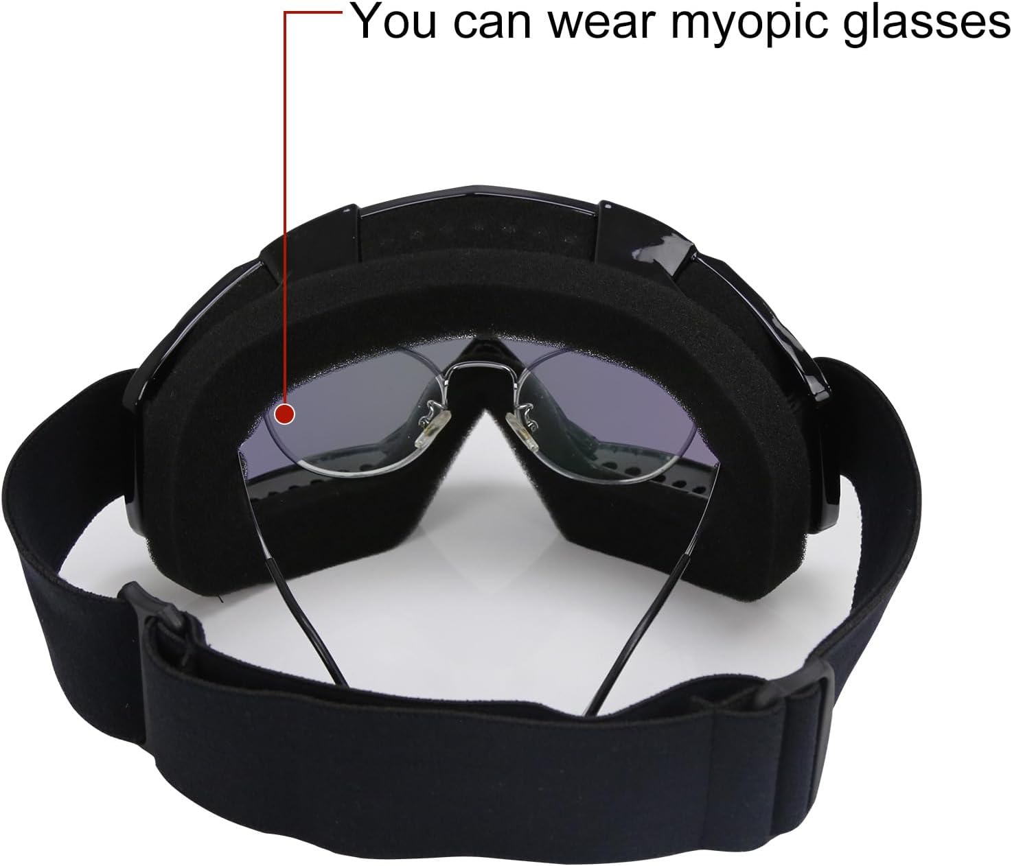 Dirt Bike Goggles, ATV Motorcycle UTV MX OTG Accessories Goggle Glasses & Anti Fog Ski Goggles, Racing Skiing Dirtbike