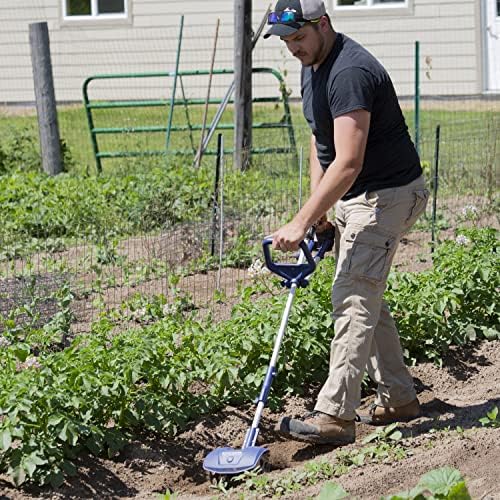 Fusion Drill-Powered Cultivator, Adjustable Tilling Width Up To 8”, Tilling Depth Up To 5.5”, Compatible With Most Cordless Drills