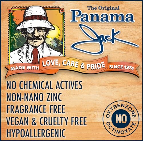 Panama Jack Sport Zinc SPF 50 Broad Spectrum Sunscreen Lotion, Water Resistant (Pack of 1)