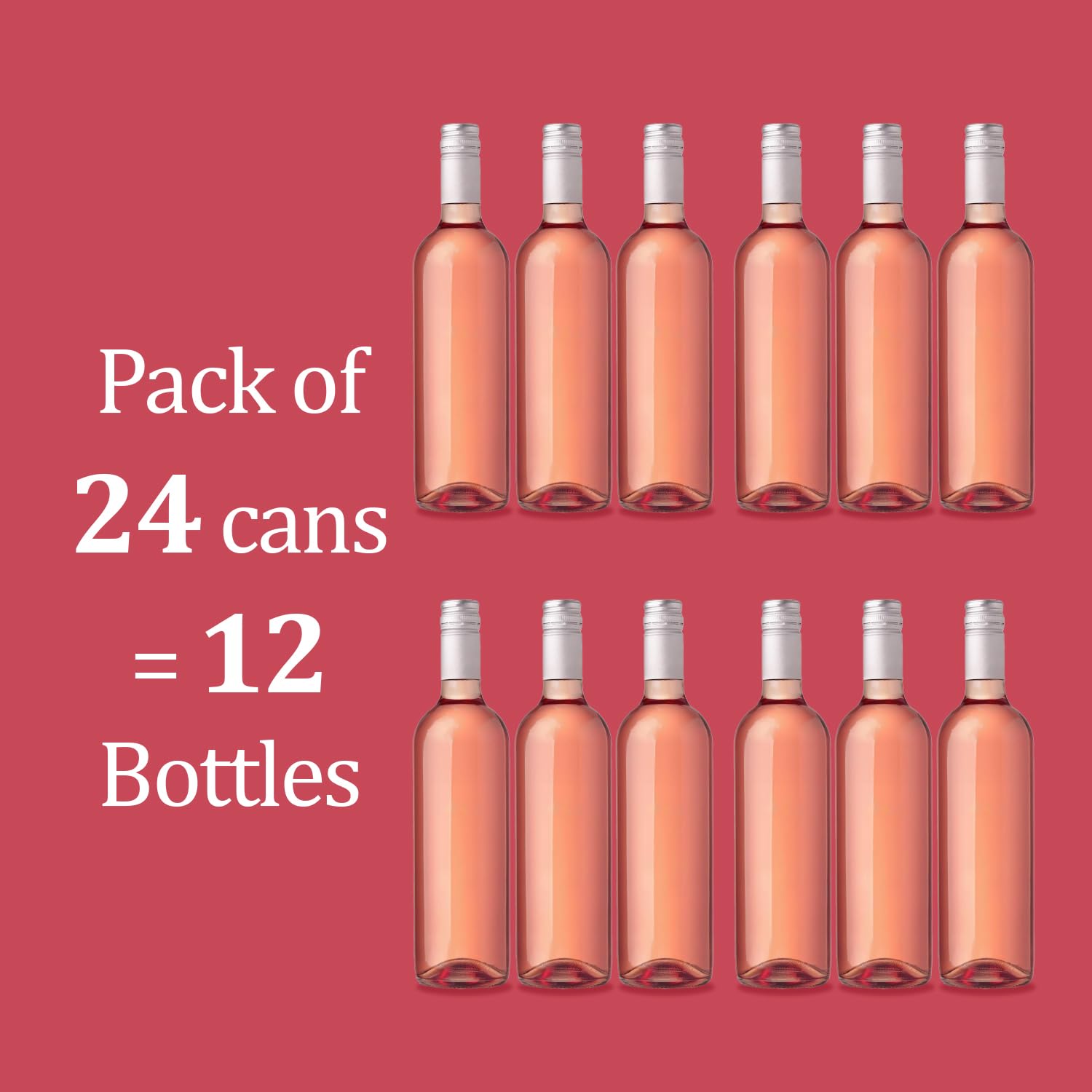 H2o - The Best Non Alcoholic Red Wine - Infused California Sparkling Refreshment, 0.0% Alcohol, (Pinot Noir, Pack of 4-12 Fl oz)