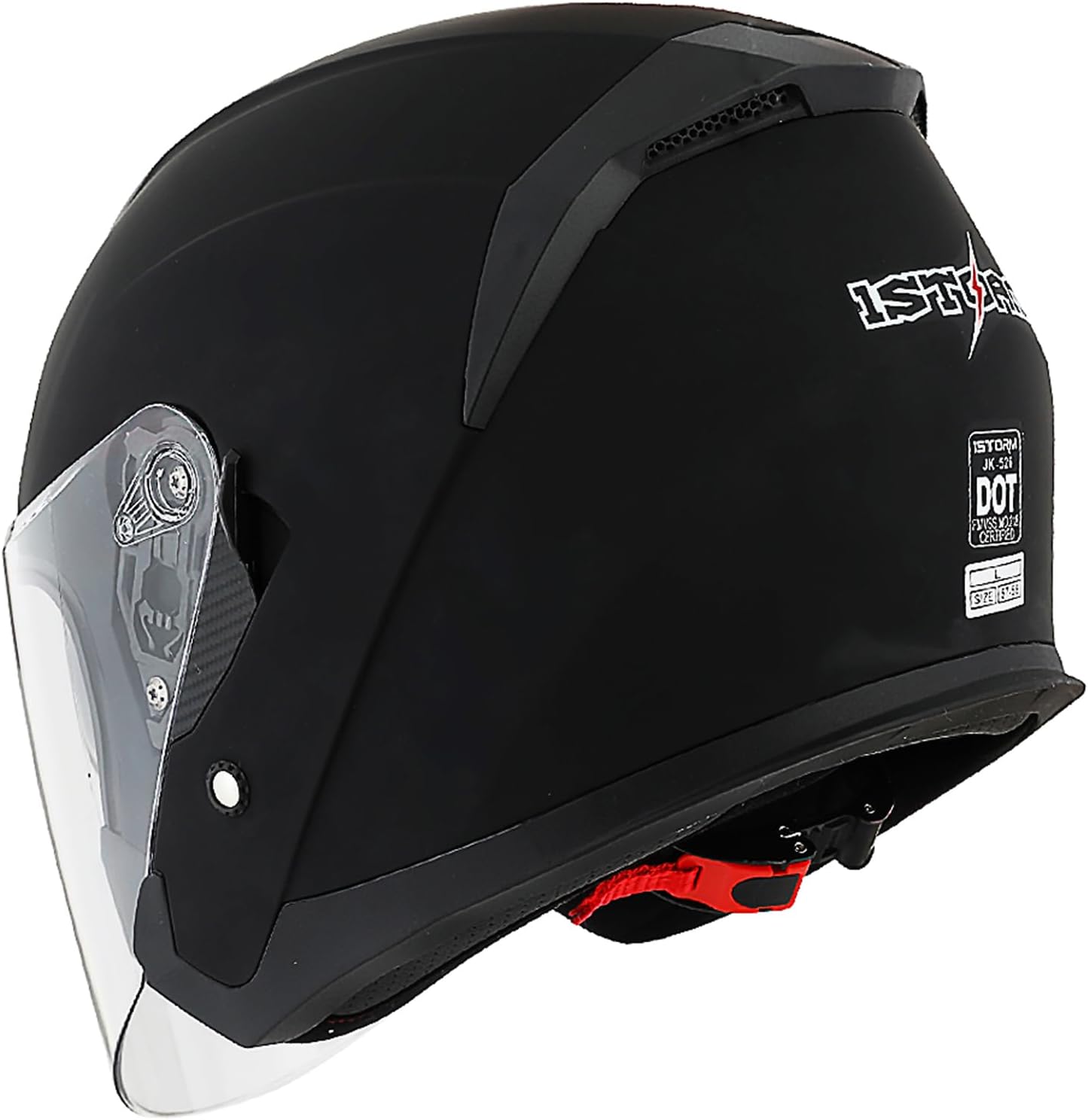 1Storm Motorcycle Open Face Helmet Scooter Classical Knight Bike Dual Lens/Sun Visor: HJK526