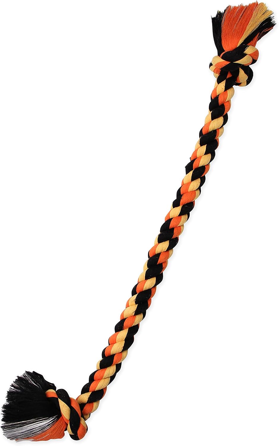 Mammoth Flossy Chews Color Rope Tug – Premium Cotton-Poly Tug Toy for Dogs – Interactive Dog Rope Toy – Tug Dog Chew Toy