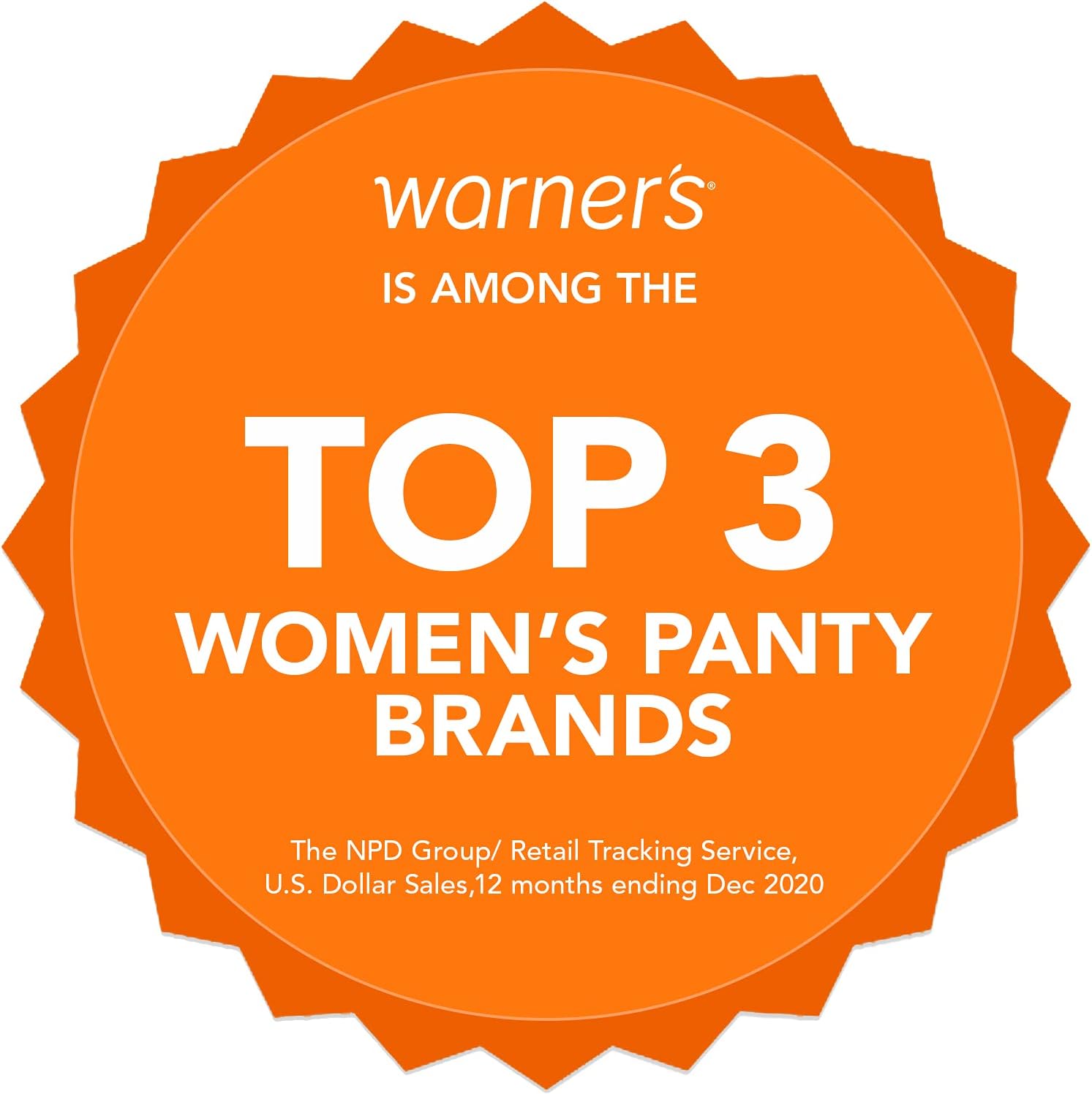 Warner's Women's Blissful Benefits No Muffin Top 3 Pack Brief Panty