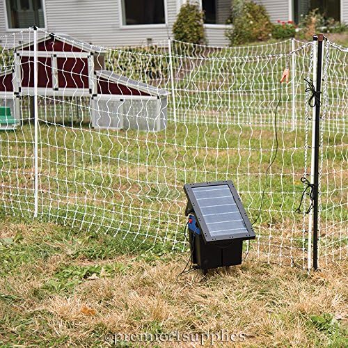 Premier 1 Solar IntelliShock® 30 Fence Energizer | 0.3J. Reduces demand when voltage is high. Includes 12V/15AH battery