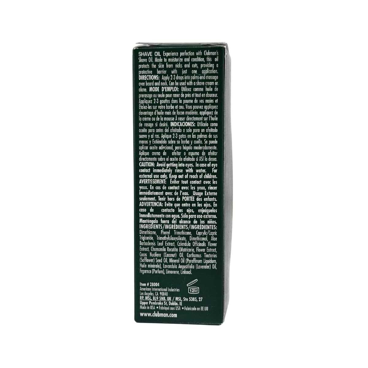 Clubman Shave Soap – Classic Shaving Soap for Men, Smooth & Comfortable Shave, Premium Men’s Grooming, 2.0 oz