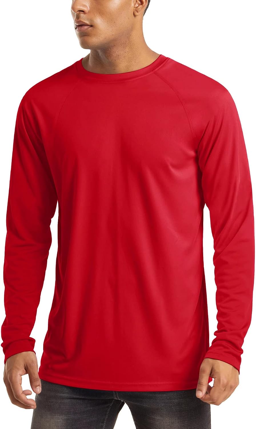 MAGCOMSEN Men's Long Sleeve Shirts UPF 50+ UV Sun Protection Athletic Shirts for Hiking Running Workout Rash Guard