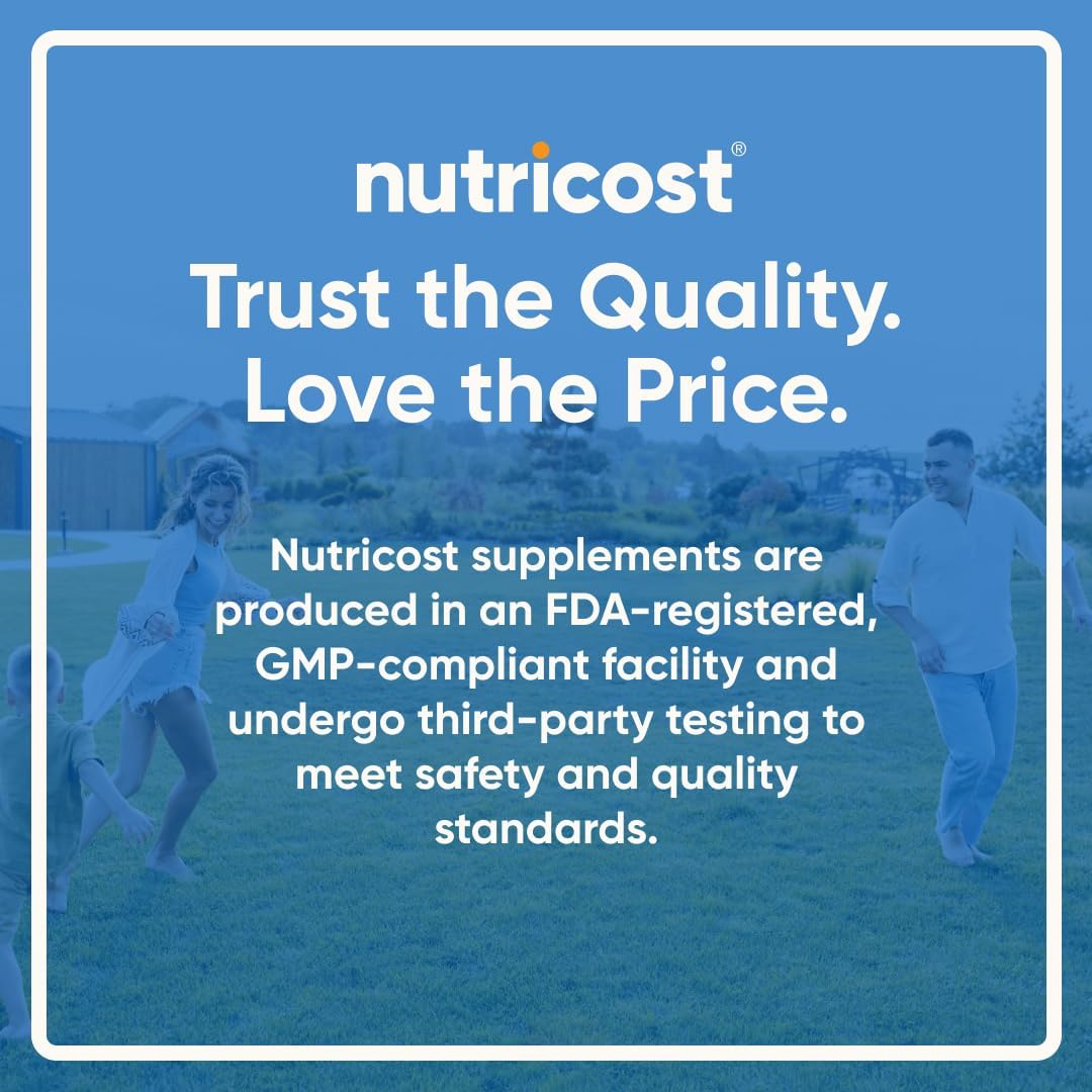 Nutricost Micronized Creatine Monohydrate (3,000mg) 500 Capsules | 125 Servings, 750mg Creatine Per Capsule