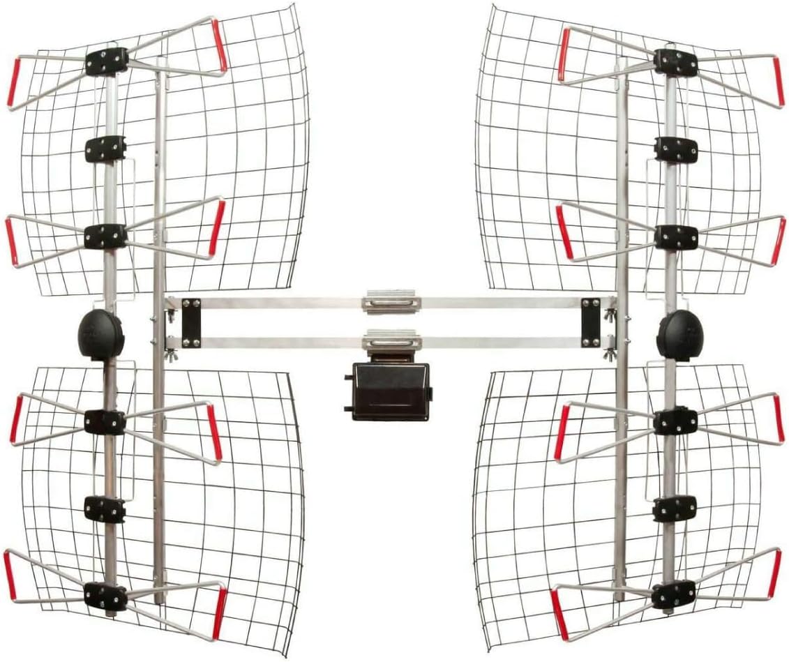 Antennas Direct 8-Element Bowtie UHF Outdoor HDTV Antenna, Multi-Directional, 70+ Mile Range, 4K 8K UHD NEXTGEN TV – w/All-Weather Mounting Hardware