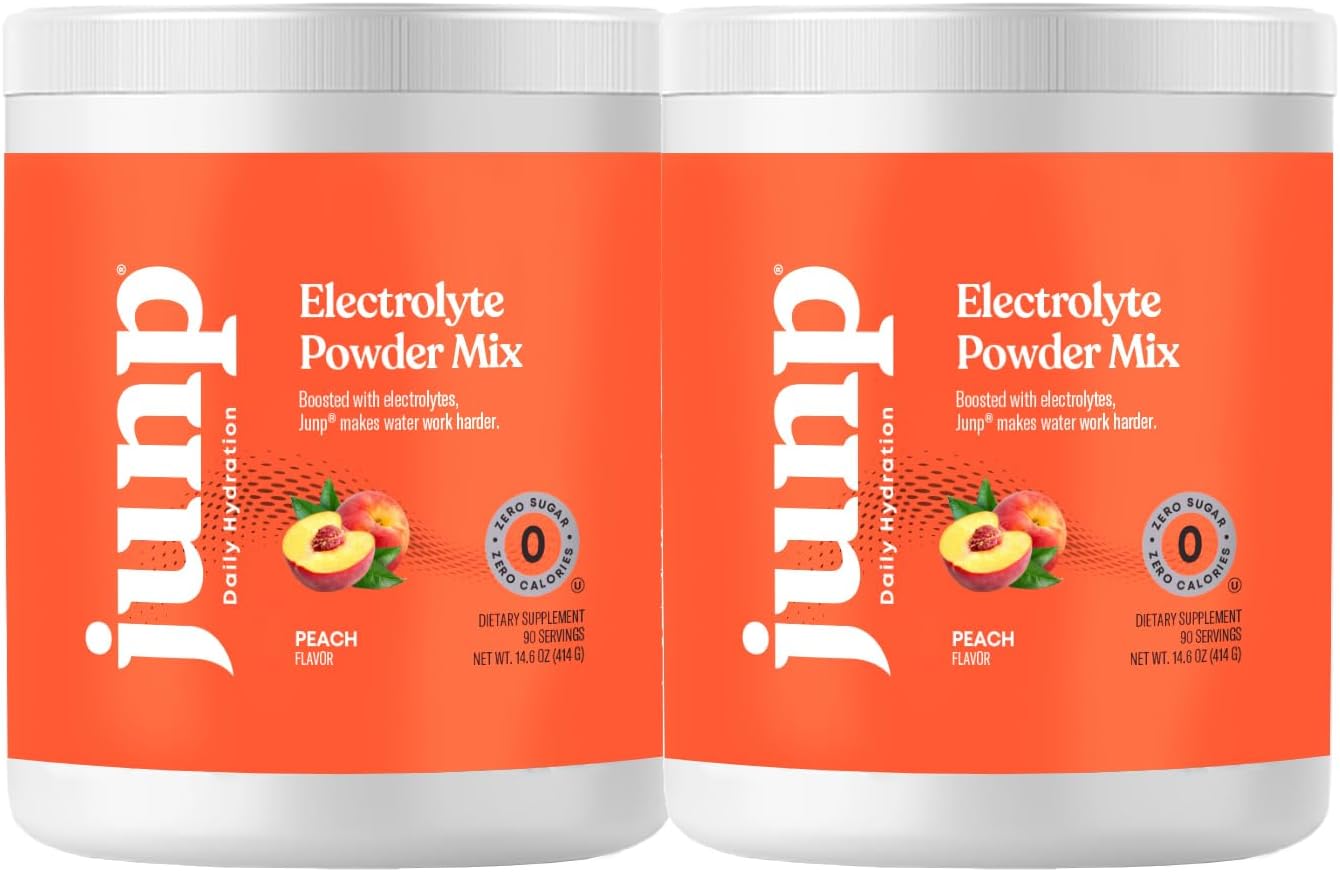 JUNP Electrolytes Powder No Sugar No Carbs – Lemonade Keto Electrolyte Drink Mix - Potassium & Salt Hydration Powder Electrolytes - Zero Calorie