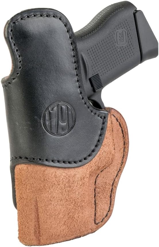 1791 Gunleather Rigid IWB Holster Fits Glock 43X, 43, FN Reflex, P365 | Right-handed holster also fits Glock 42, Kimber Ultra Carry, Bersa Thunder 380, Ruger LC9/SR22 & Walther P22, 1911 3" Colt