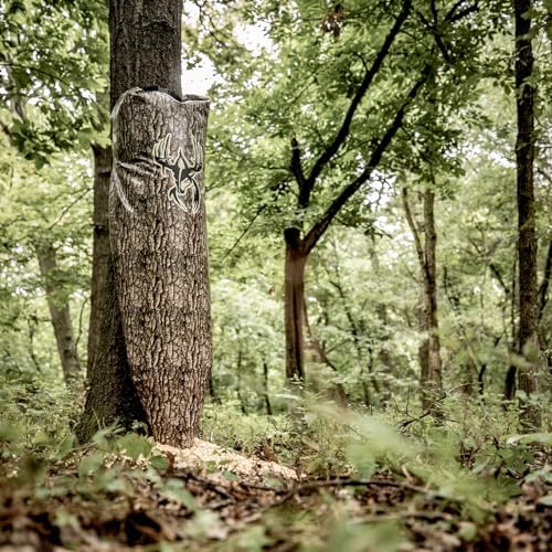 WILDGAME INNOVATIONS Treehugger 100 lb Trubark HD Camo Gravity Bag Feeder Durable Lightweight Weatherproof Game Feeder for Hunting