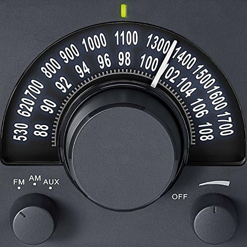 AM/FM Table Top Wooden Radio (Black)
