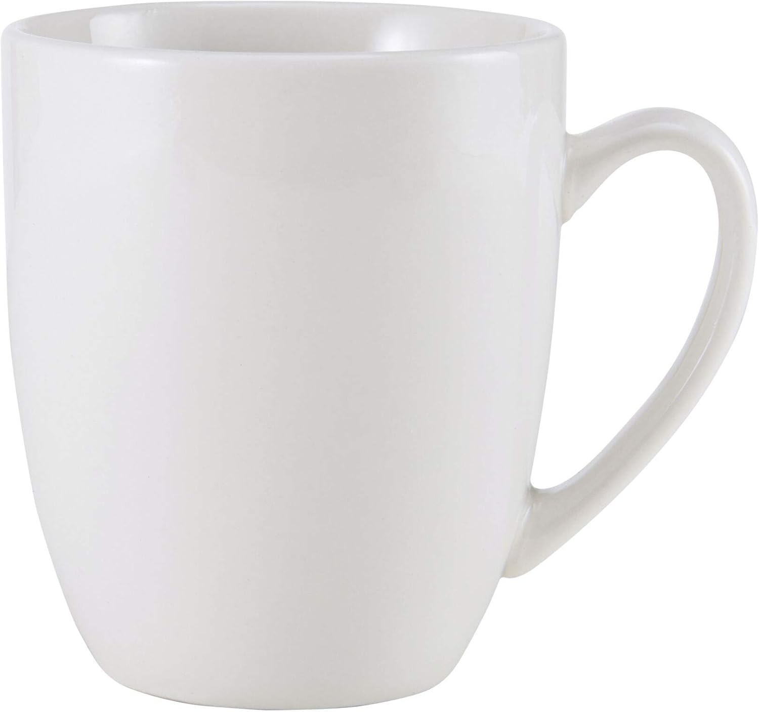 Studio Nova Kendall 16 Piece Dinnerware Set - White Porcelain Modern Tableware with Coupe Shapes & Unique Rim Design - Includes Dinner Plates Bowls