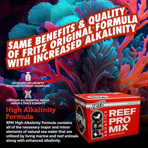 FritzPRO R.P.M. Redline High Alk Salt Mix Red Box 55 lbs - Fritz Aquatics