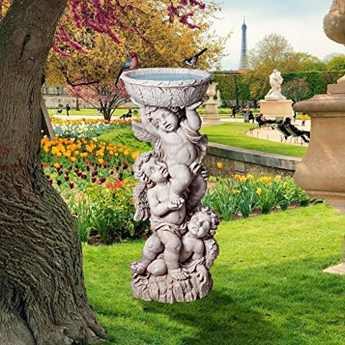 Design Toscano Three Cherubs with Urn Statue