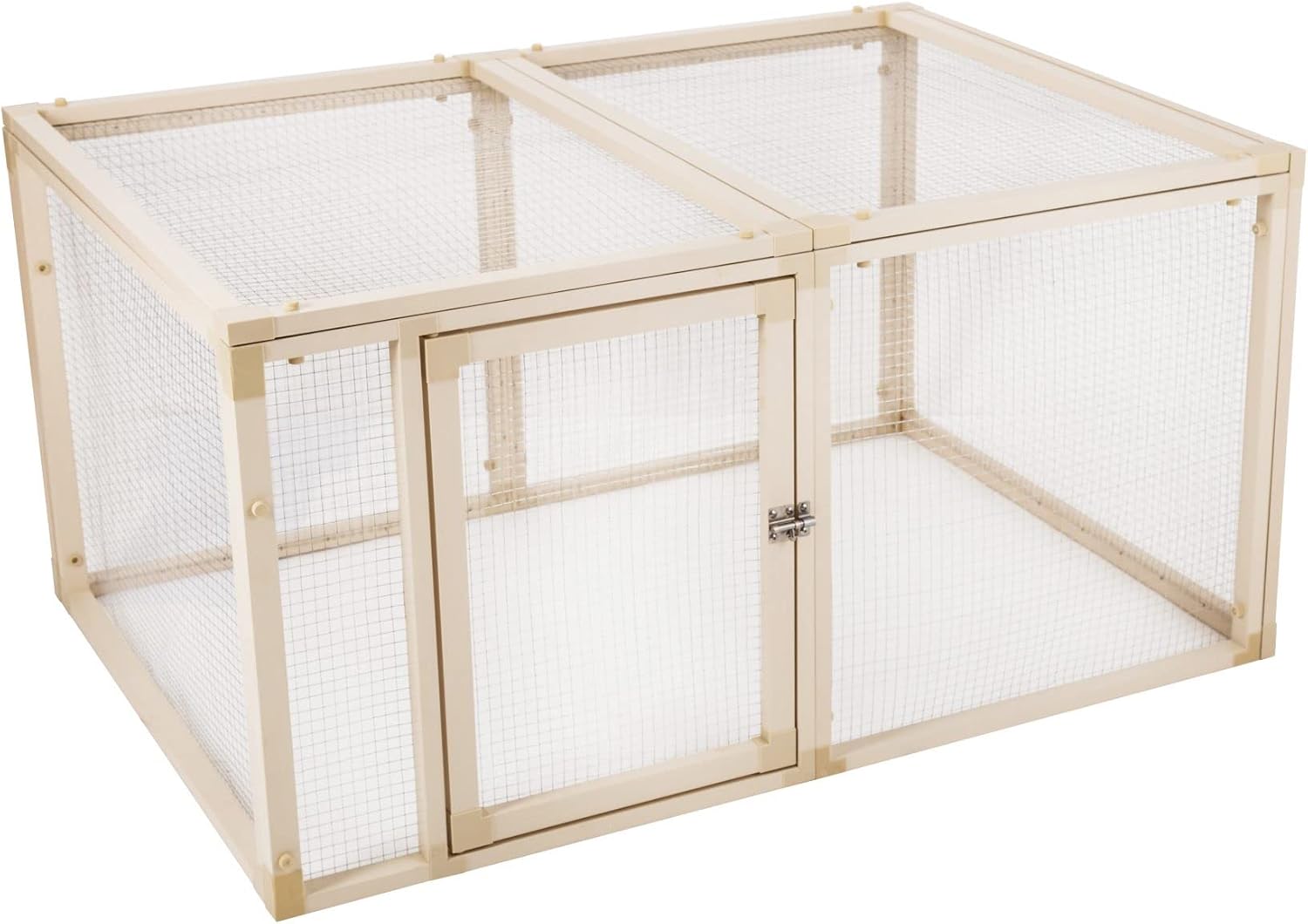 New Age Pet ECOFLEX Fontana Chicken Coop, Urban Barn for 2 to 3 Chickens, Easy Assembly, Eco Friendly & Durable, Tan