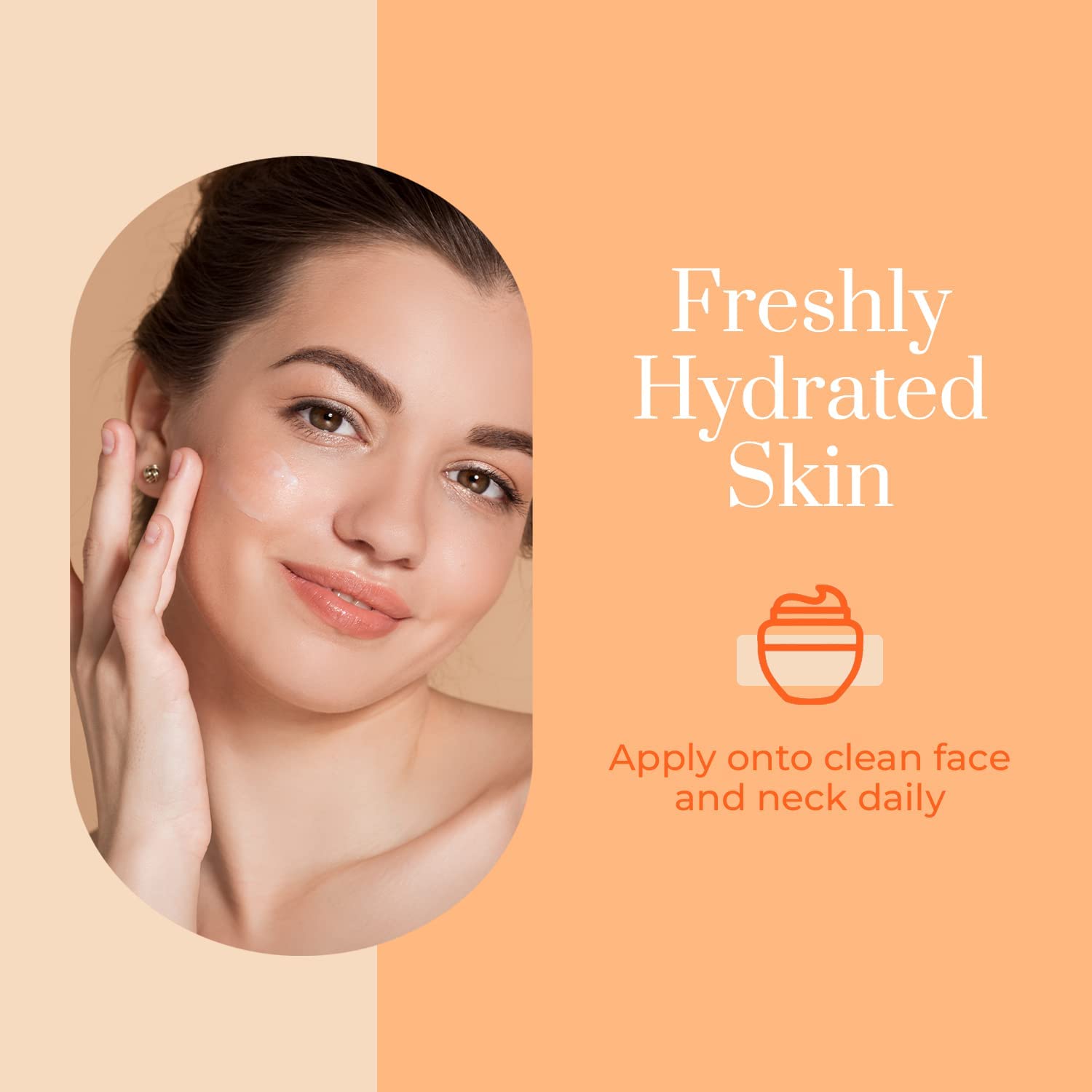 Clear Beauty 24K Gold & Collagen Day Cream Face Moisturizer – Dermatologist Tested, Anti Aging Korean Skin Care – Anti Wrinkle