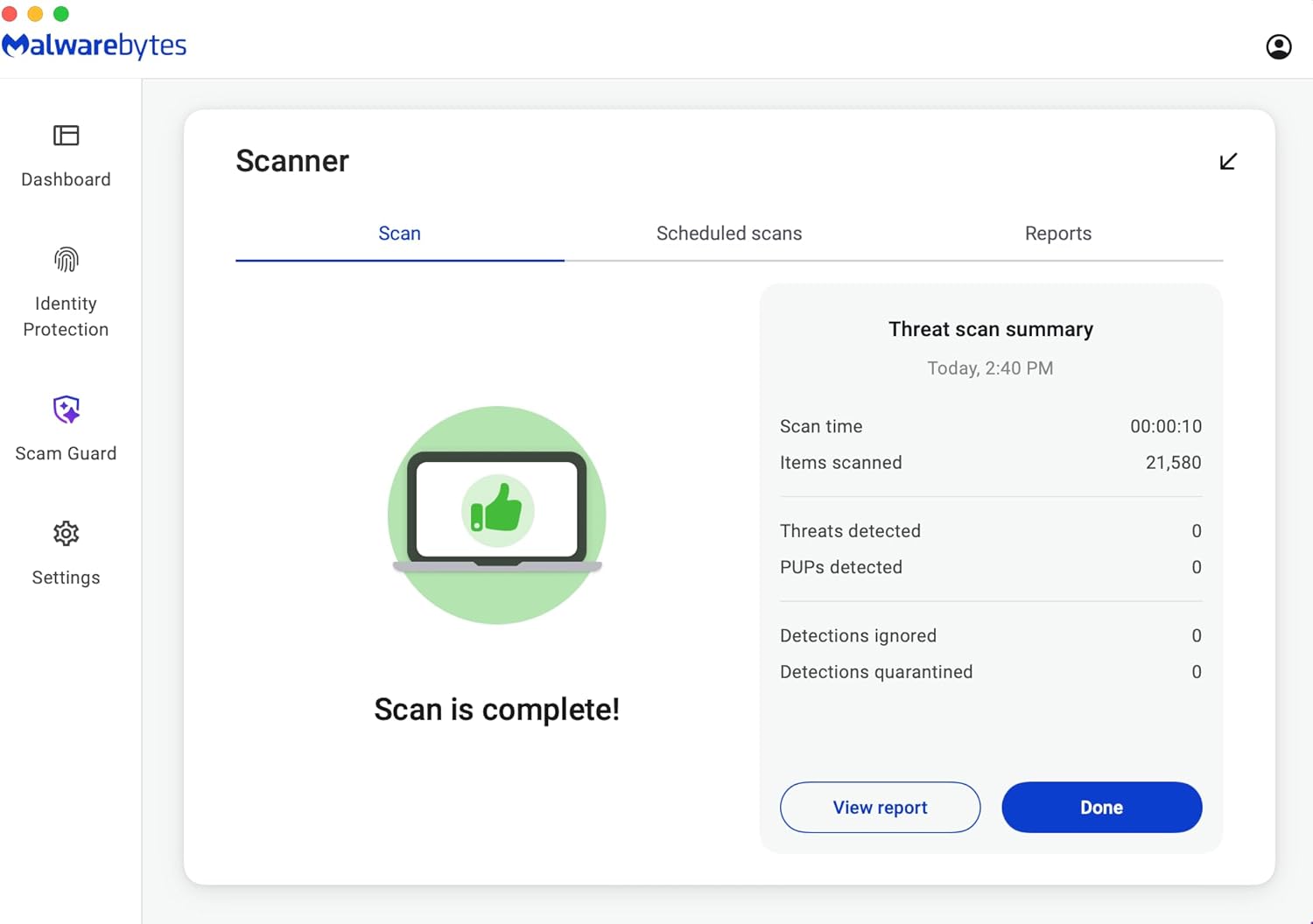 Malwarebytes Standard, Premium Security | 1 Year, 5 Device | Windows, Mac OS, Android, Apple iOS, Chrome [Online Code]