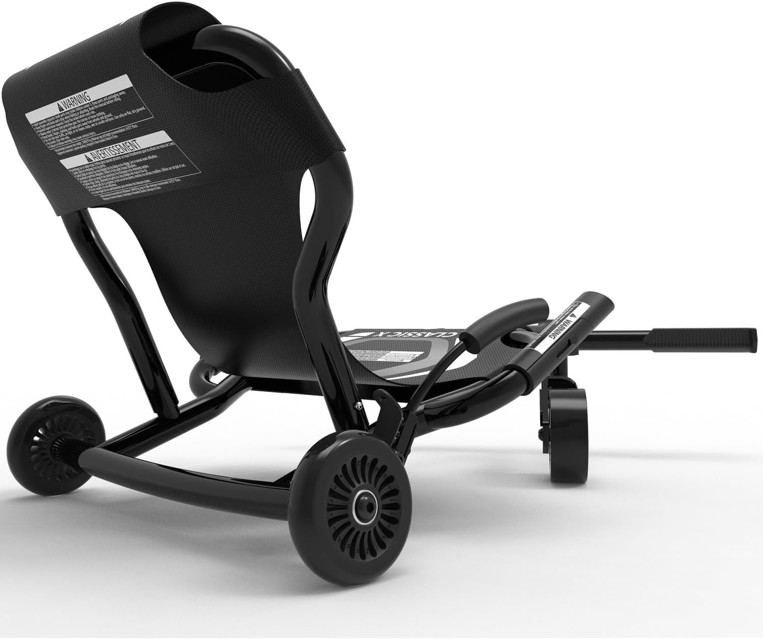 EzyRoller Classic X Ride On Toy for Kids, Ages 3-12, Up to 154 lbs - Black